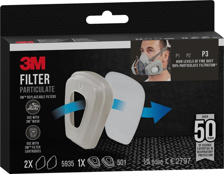 Produktbild 3M Partikelfilter (Atemschutzmaske Ersatzfilter)