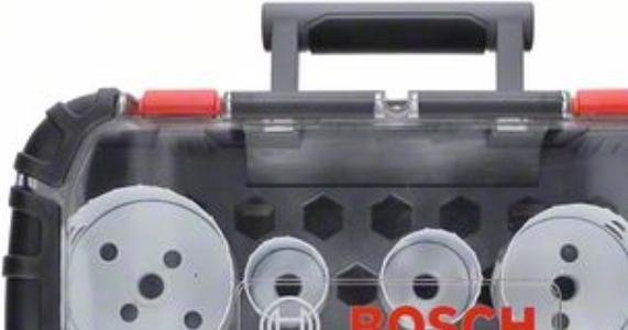 Produktbild Bosch Professional Zubehör 9-teiliges Elektriker-Set, 4 Lochsägen Progressor for Wood&Metal (19 mm, 25 mm, 38 mm, 44 mm, 83 mm, 68 mm)