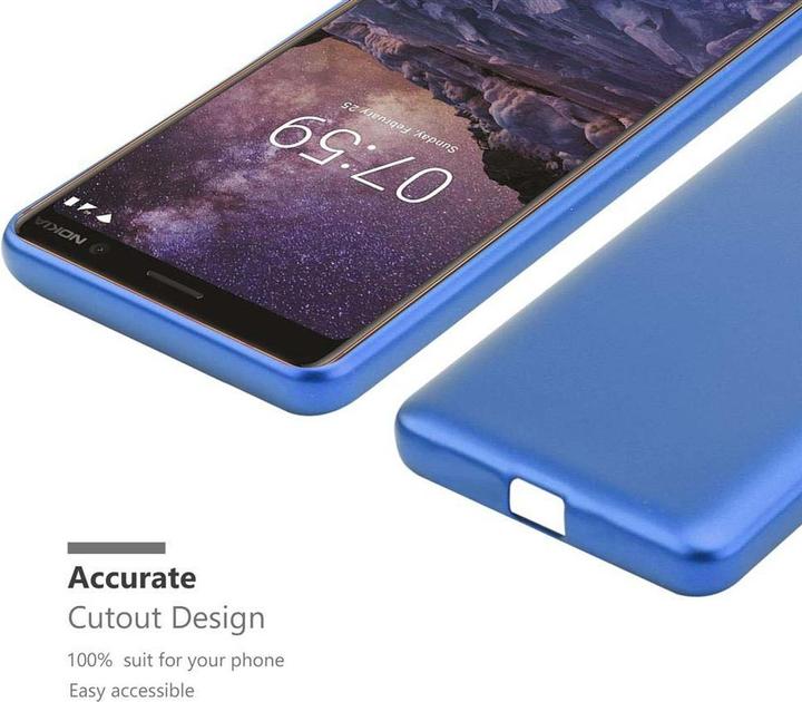 Produktbild Cadorabo TPU Matt Metallic Cover (Nokia 7 Plus)