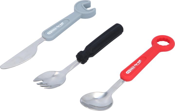 Produktbild KS Tools Kinder-Besteck-Set, 3-tlg (3 Teile)