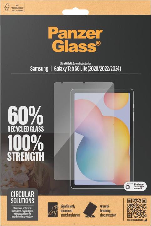 Immagine prodotto PanzerGlass Vestibilità ultra-ampia (1 Pezzo/i, Galaxy Tab S6 Lite (2022))