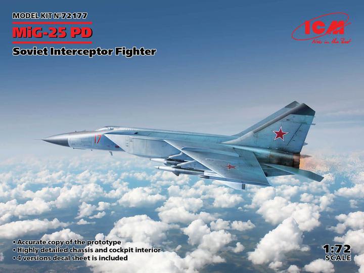 Produktbild ICM MiG-25 PD, Soviet Interceptor Fighter