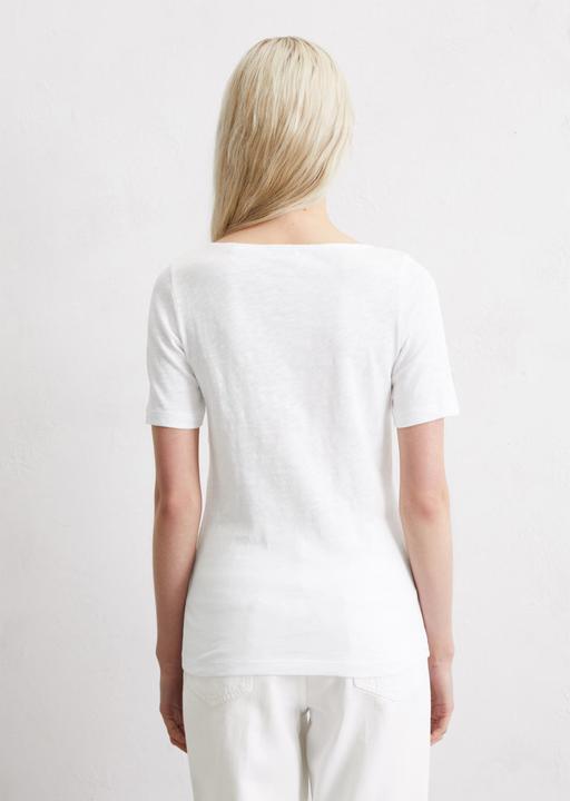 Actual product image Marc O'Polo Women's t-shirt with printed logo on the inside of the chest (S)