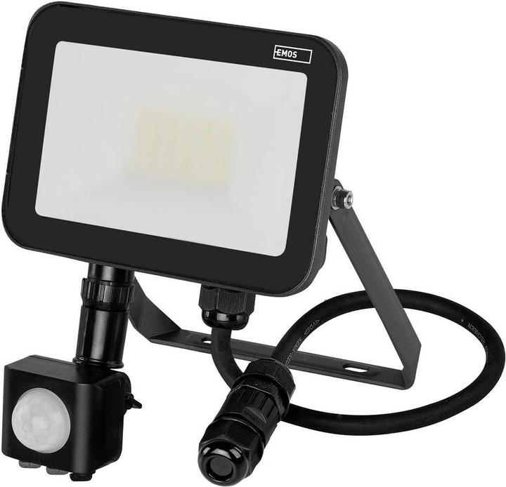 Produktbild Emos LED Flutlicht PROFI mit Bewegungsmelder, 20W neutralweiss (2200 lm, IP65)