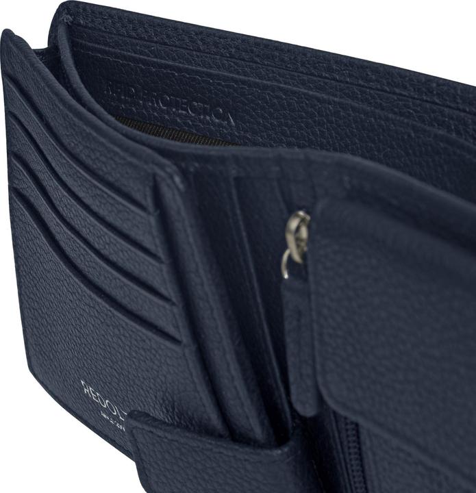 Produktbild Redolz Leather Essentials QF Geldbörse RFID Leder 12 cm ausklappbar mit Reissverschlussfach
