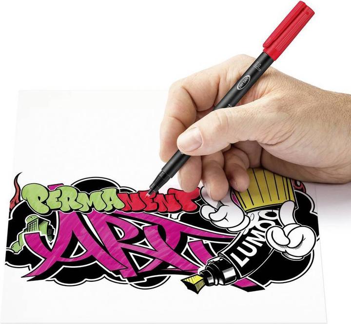 Produktbild Staedtler Lumocolor permanent pen 318 Permanent-Universalstifte F (6 Farben, 0.60 mm, 1 x)