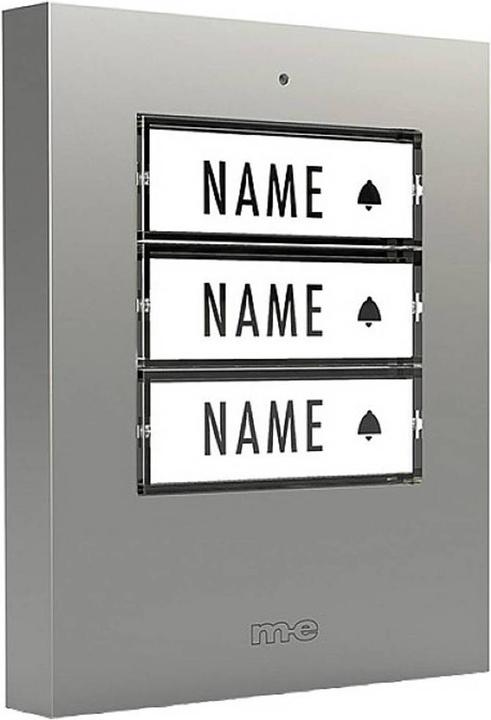 Actual product image Modern-Electronics Radio bell push button 3-family house (Funk)