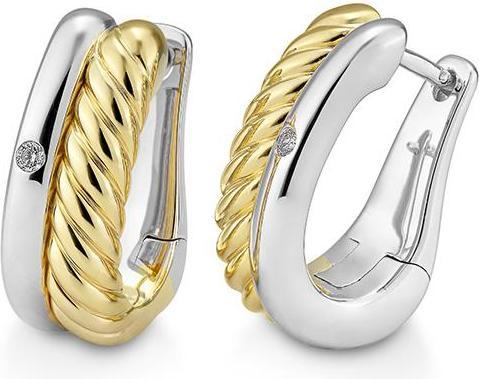 Breuning OHRSCHMUCK - BRILL. 0,03 Ct. H/si (750/18 K Gold)