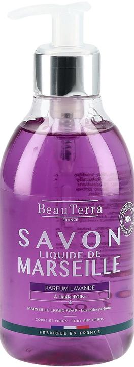 Produktbild BeauTerra Flüssigseife Marseille Lavendel Fl 300 ml (Flüssigseife, 300 ml)