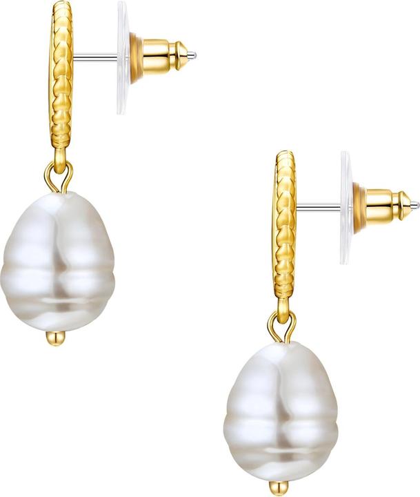 Image du produit Lulu & Jane Femme Pièce de monnaie Alliage métallique Perle (synth.) or jaune - 29335 (Alliage métallique)