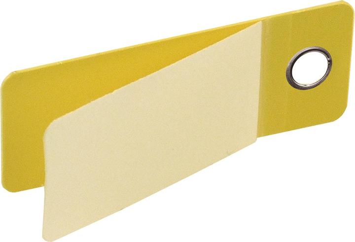 Immagine prodotto Brady LT-59x25-B7645-WR, etichetta + laminato Laminate(TM), giallo, 59 x 25mm, con anello di rinforzo (50