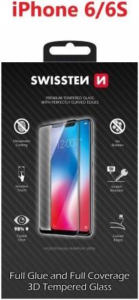 Image du produit Swissten Verre 3D à adhérence totale ultra-durable pour iPhone 6/6S - Or (1 pièce(s), Apple iPhone 6s, Apple iPhone 6)