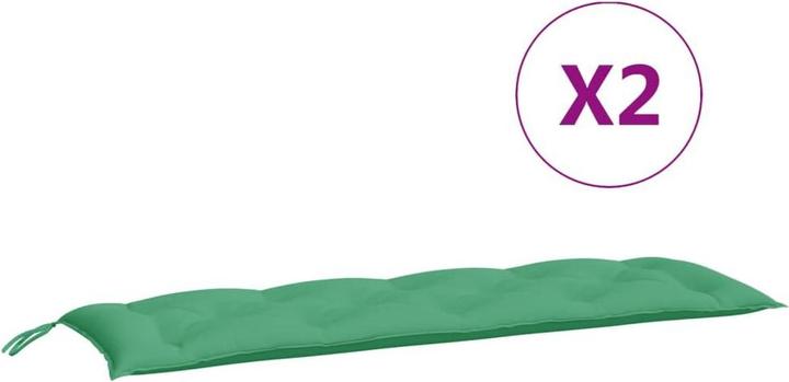 Produktbild VidaXL Gartenbank-Auflagen 2 Stk. O x ford-Gewebe (150 x 50 x 7 cm)