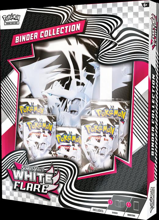 Actual product image Asmodée Scarlet & Violet: White Flare Binder Collection (English, Booster Pack)