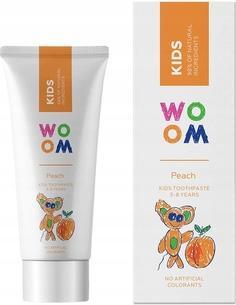 Woom Brand Kids Toothpaste Peach 3-8 Years - Baby Toothpaste (50 ml)