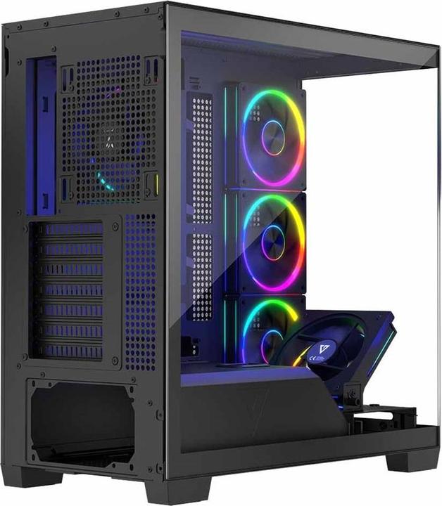 Produktbild Modecom Computergehäuse VOLCANO STELLAR ARGB MIDI 5F (ATX, Mini-ITX, mATX)