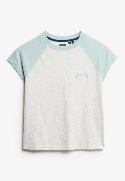 Image du produit Superdry T-shirt en coton bio à manches raglan et à logo Essential (8)