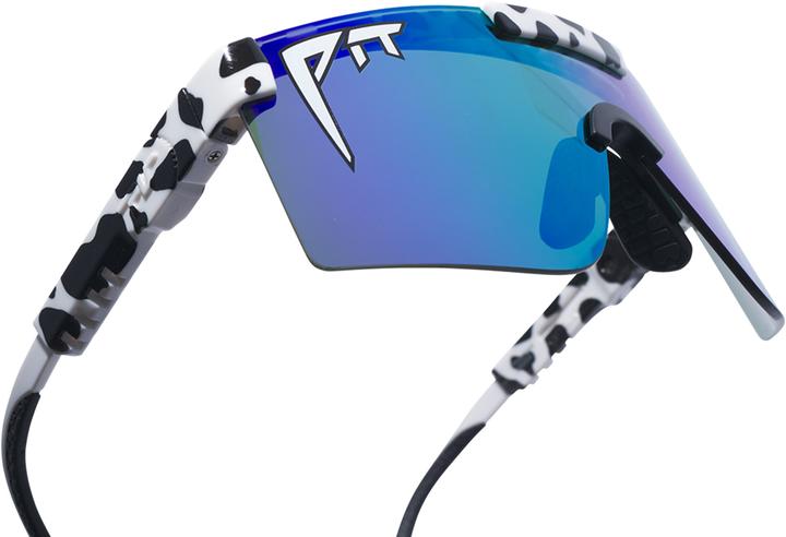 Actual product image Pit Viper The Cowabunga Original Polarized Blue-Green Wide (black white*)