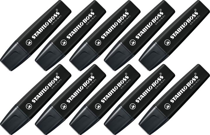 Image du produit STABILO Boss Original (Noir, 5 mm, 10 x)