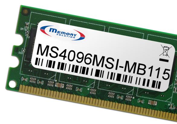 Immagine prodotto Memorysolution Modulo di memoria MS4096MSI-MB115 4GB (MSI P55-CD53, 1 x 4GB)