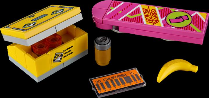 Actual product image LEGO Time machine from Back to the Future (10300, LEGO Icons, LEGO Rare Sets)