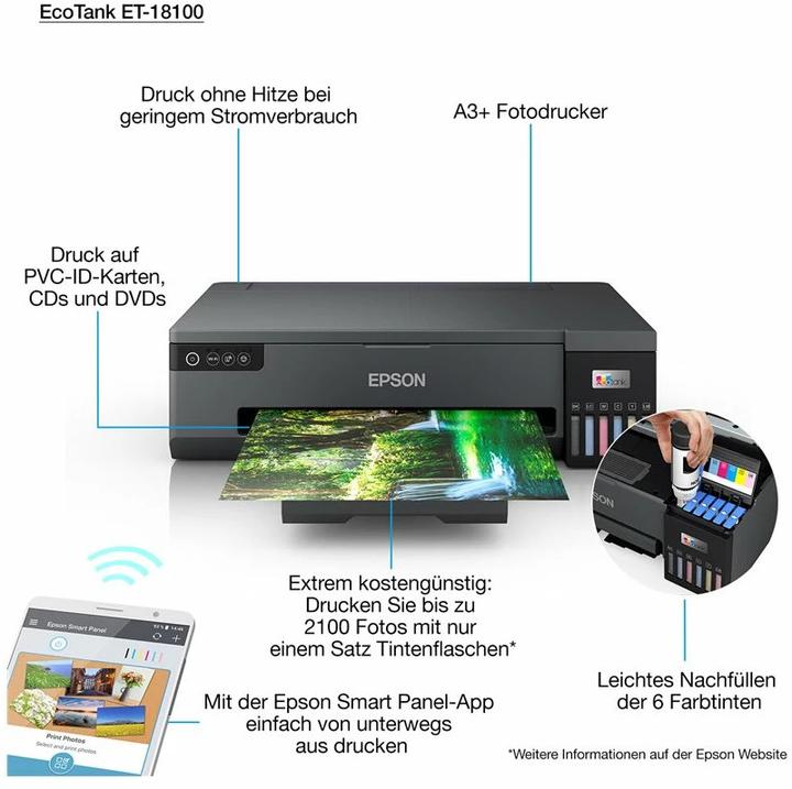 Immagine prodotto Epson EcoTank ET-18100 (Eco-Tank, Colore)