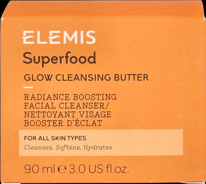 Image du produit Elemis Superfood AHA Glow Cleansing Butter (beurre nettoyant éclat superalimentaire) (Chiffons de nettoyage, 90 ml)