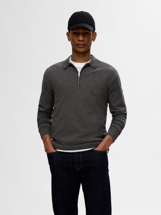 Image du produit Selected Homme Polo à manches longues en tricot (M)