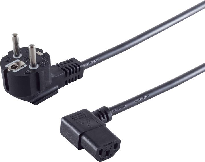 S-Conn Câble Schuko - C13 1,8 m noir (1.80 m)