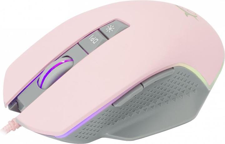 Produktbild White Shark Gaming mouse Gareth Pink with RGB illumination (Kabelgebunden)