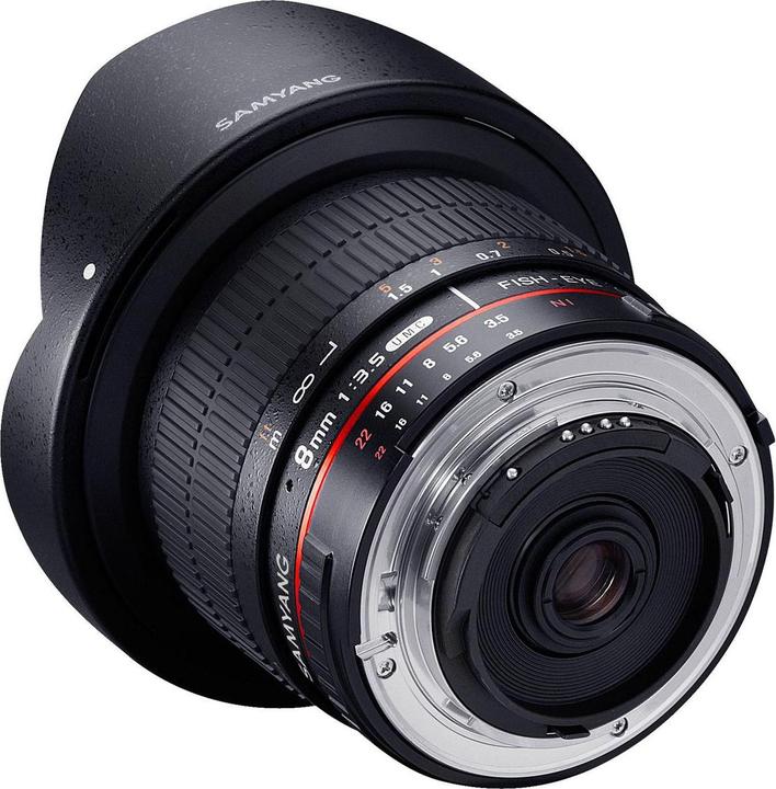 Image du produit Samyang 8mm f/3.5 Asph IF MC Fisheye CSII DH, Canon EF (Canon EF-S, APS-C / DX)