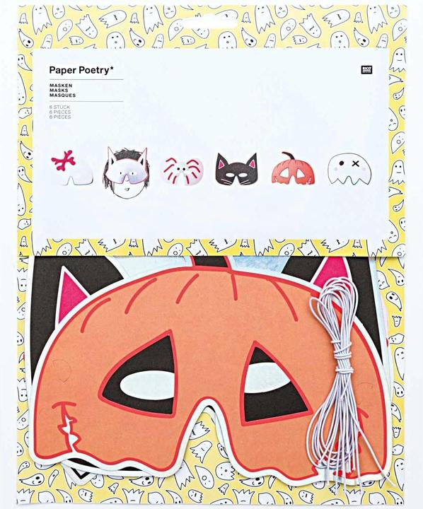 Produktbild Rico Design Maske Halloween 6 Stück
