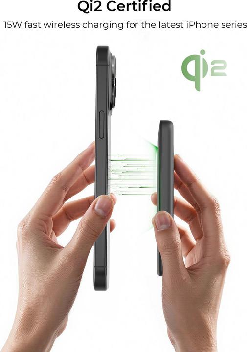 Produktbild Aukey MAG FUSION SLIM - Powerbank (5000 mAh, 18 W, 18 Wh)