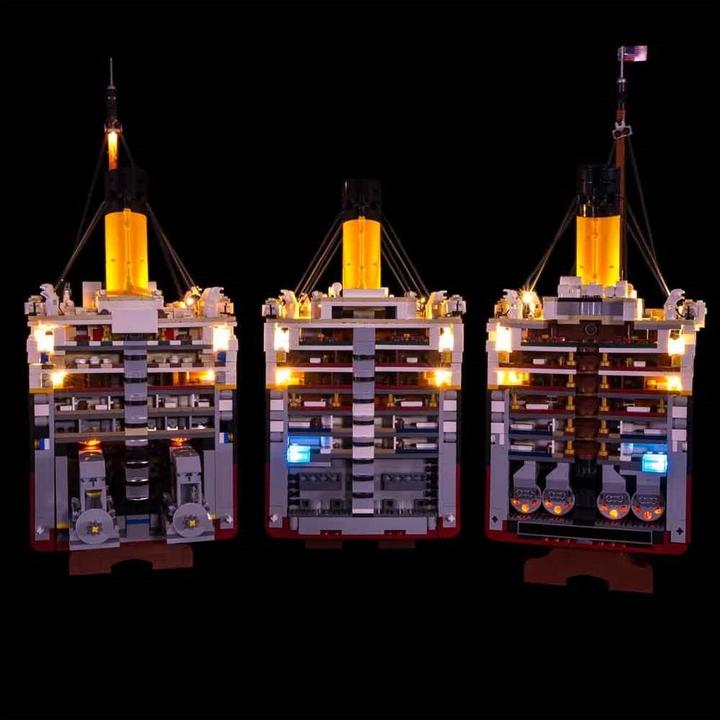 Actual product image Light my bricks LED light set for LEGO Titanic