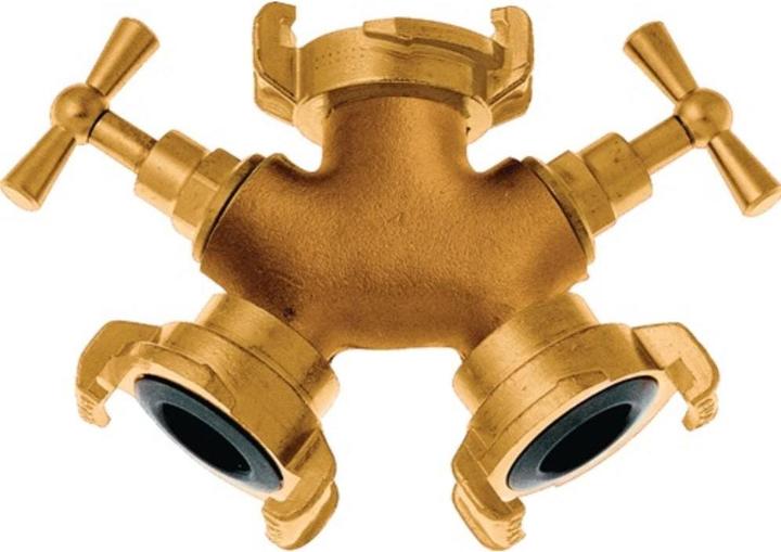 Produktbild Geka Zweiwegeventil plus Messing Schlauchgrösse 9,5-38 mm (38 mm)