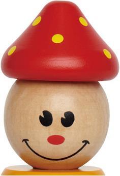 Actual product image Hape Stacking clown 6pcs.