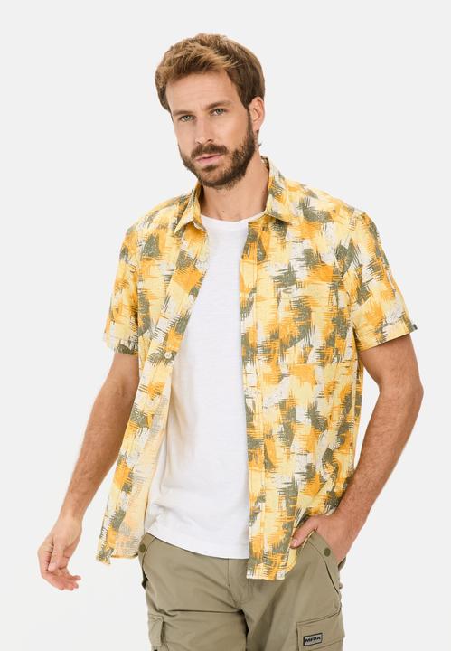 Image du produit Camel Active Kurzarmhemd mit Strukturmuster (L)