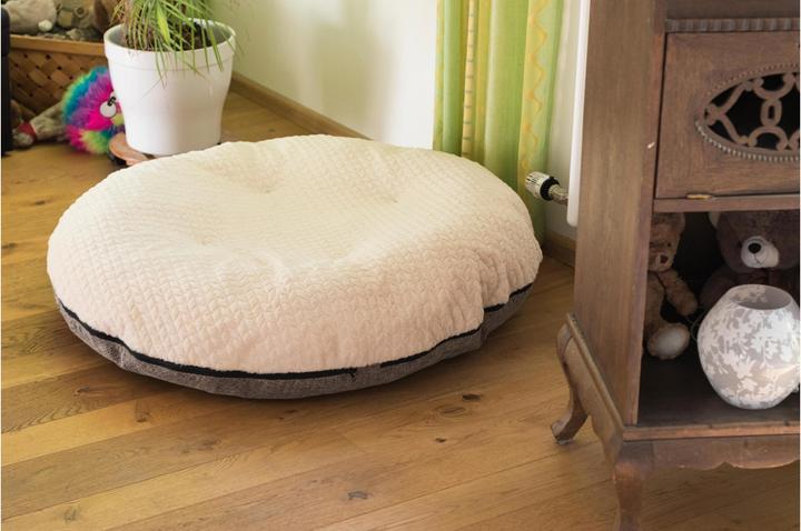 Actual product image Trend Pet Dog Bed Big Belly, Beige, S (Dog)