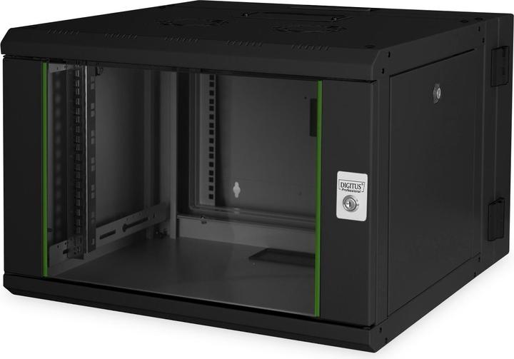 Actual product image Digitus Wall Mounting Cabinet Unique Series - double sectioned, pivoted (10.86 RU, 19 inch rack)