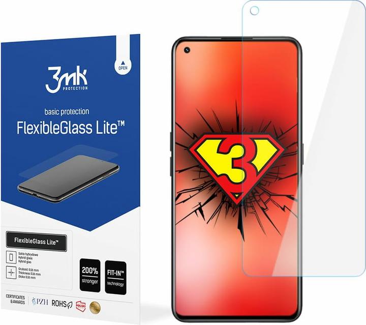 Produktbild 3MK FlexibleGlass Lite Display Folie (1 Stück, Realme GT 2 5G)