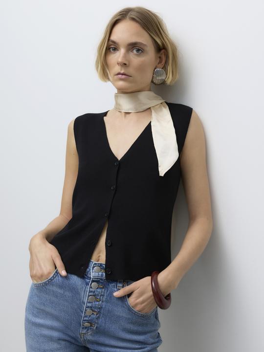 Actual product image Vero Moda AWSIMONE Gestricktes Oberteil Weste (XL)