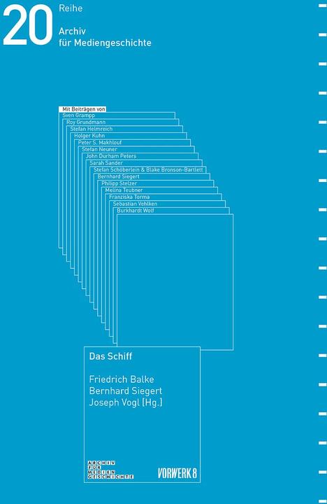 Produktbild Das Schiff (Deutsch, Joseph Vogl, Bernhard Siegert, Friedrich Balke, 2024)