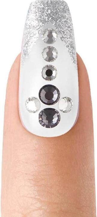 Immagine prodotto Herba Unghie di Kiss Majestic - Sparkle (Unghie artificiali, Grigio, Trasparente)