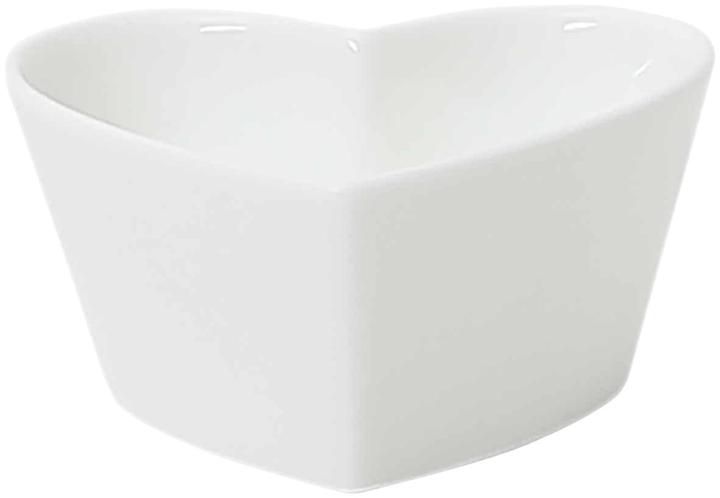 Actual product image Bowl, heart shape white, 10x9x5cm (1 l, 1 x)