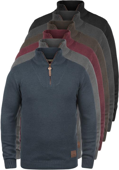 Immagine prodotto Solid Tommy Maglione Pullover Troyer da Uomo Con Collo Alto Stampa (XXL)