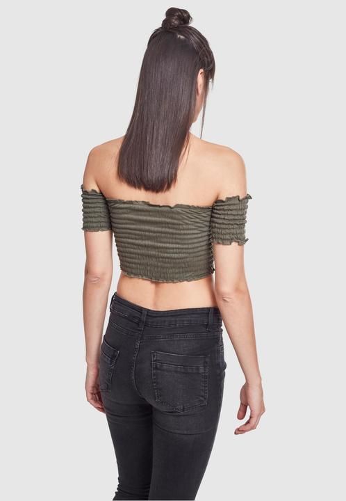 Immagine prodotto Urban Classics Top donna con spalla fredda accorciata e fumo (L)
