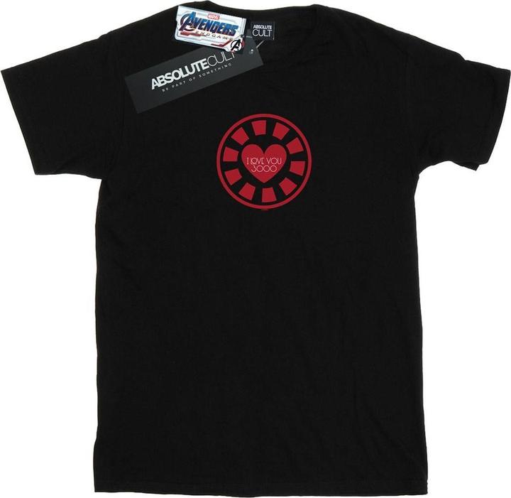 Avengers Endgame I Love You 3000 Tony Stark Heart TShirt (5XL)