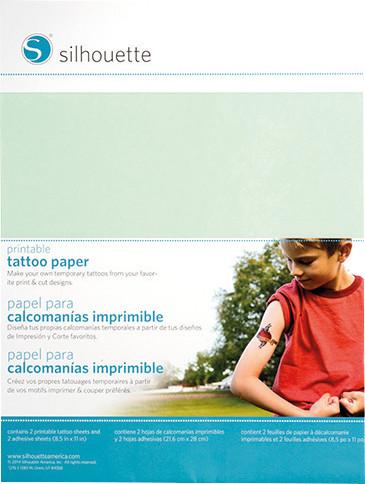 Image du produit Silhouette Papier de tatouage imprimable