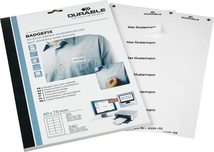 Produktbild Durable Namensschilder