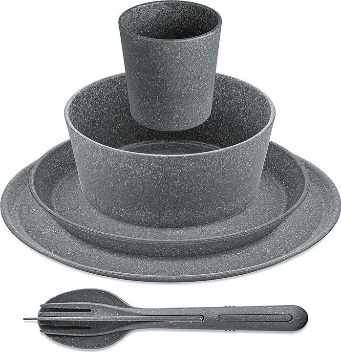 Actual product image Koziol Tableware set 10pcs.grey (10 Piece)